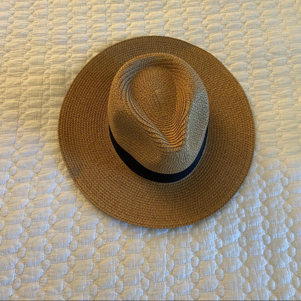 Wide Brim Fedora Sun Hat